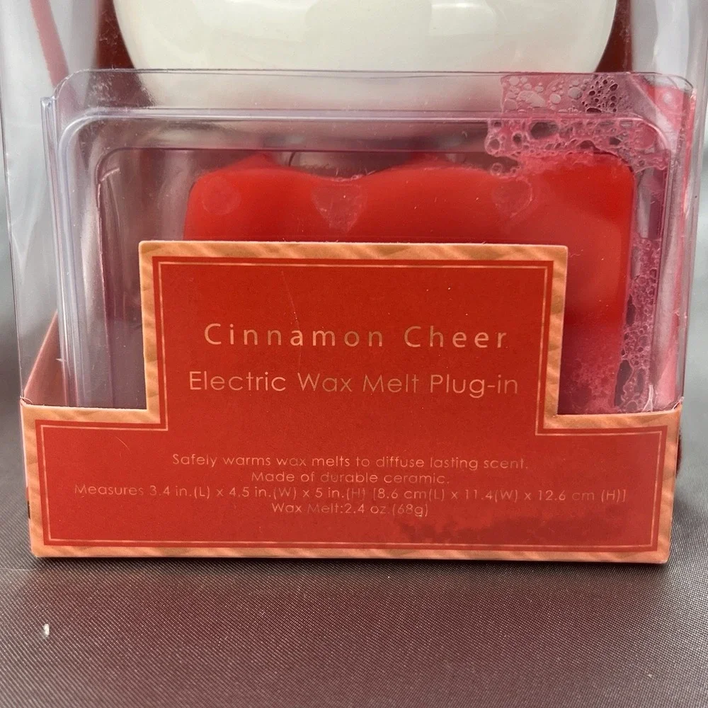 Santa Electric Plug-in Wax Warmer Nightlight Wax Melts Cinnamon Cheer‎ Christmas